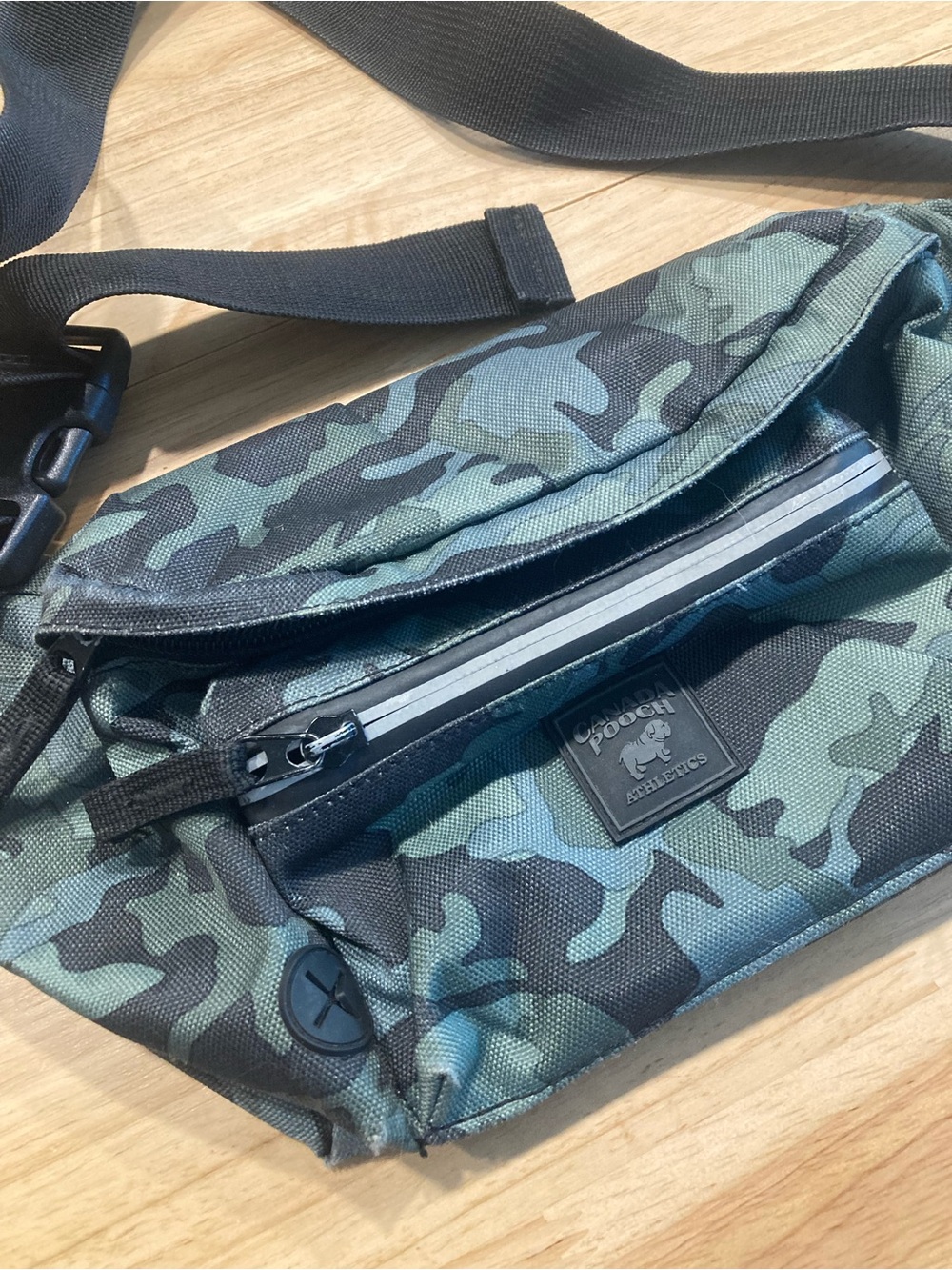POOCH Athletics Women’s Green Camo Crossbody Bag